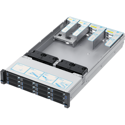 2U Dual-socket Rack Server